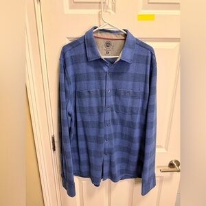Mens Flag & Anthem Long Sleeve Button Down Shirt